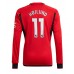 Maillot de foot Manchester United Rasmus Hojlund #11 Domicile vêtements 2023-24 Manches Longues